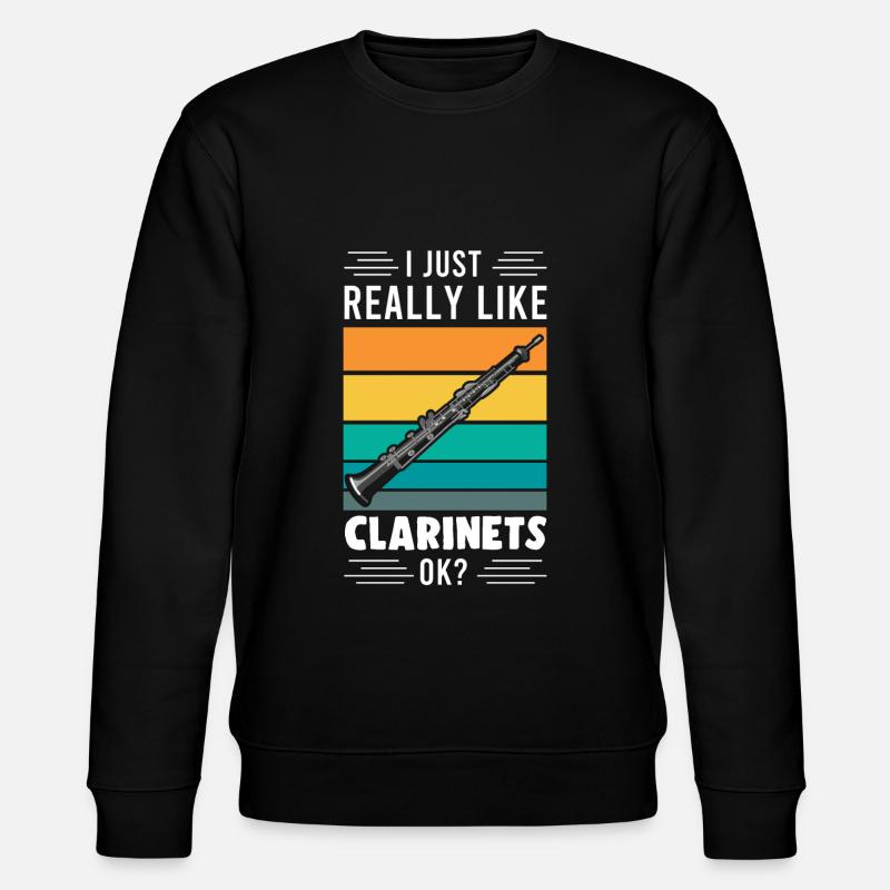 Clarinette Clarinette Clarinette Cadeau joueur - Sweat bio CHANGER Stanley/Stella Unisexe - noir