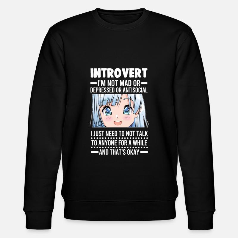 Anime Otaku Cadeau Anime - Sweat bio CHANGER Stanley/Stella Unisexe - noir