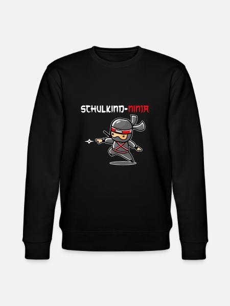 Schulanfang Schulkind Schulanfänger Geschenk - Stanley/Stella Unisex Bio-Sweatshirt CHANGER - Schwarz