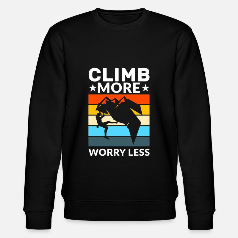 Climbing Climbing Cadeau - Sweat bio CHANGER Stanley/Stella Unisexe - noir