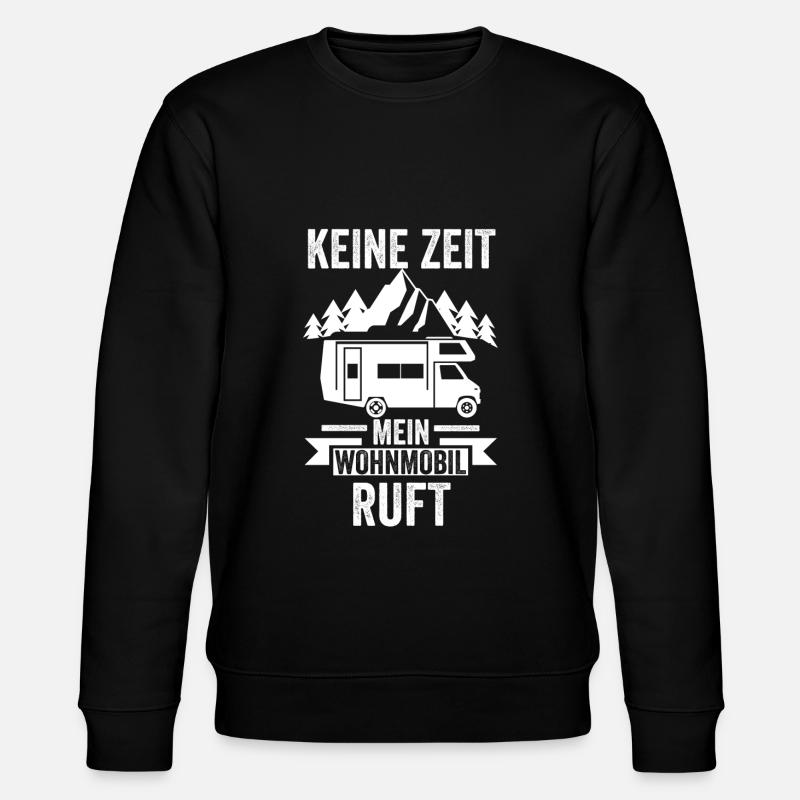 Wohnmobil Camping Wohnmobil Geschenk - Stanley/Stella Unisex Bio-Sweatshirt CHANGER  - Schwarz