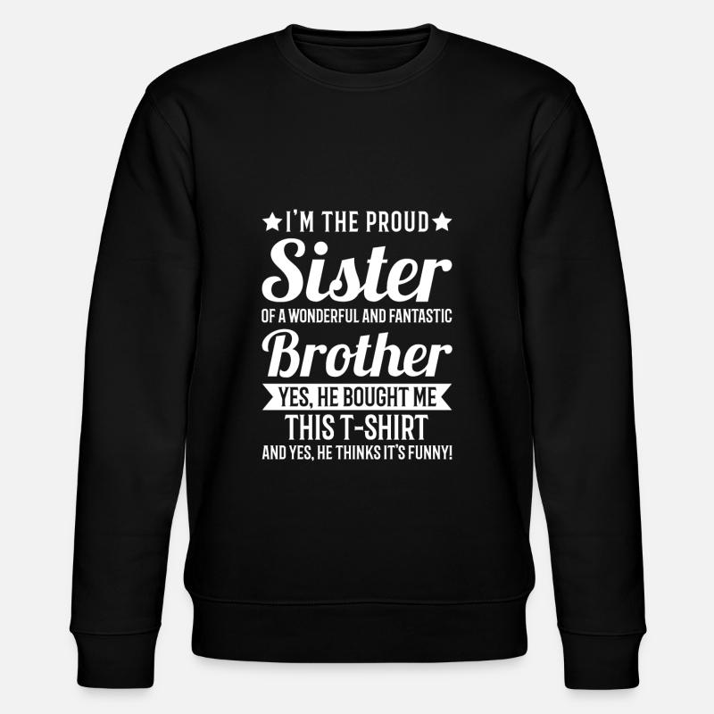 Frere & Sœure Cadeau - Sweat bio CHANGER Stanley/Stella Unisexe - noir
