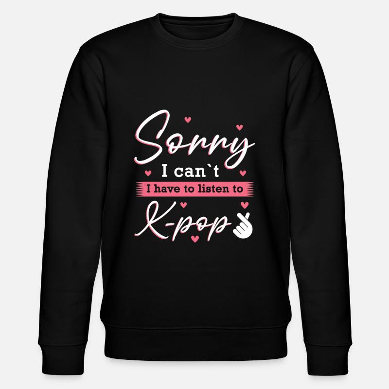 K-Pop K-Pop Gift - Stanley/Stella CHANGER Unisex Organic Sweatshirt - black