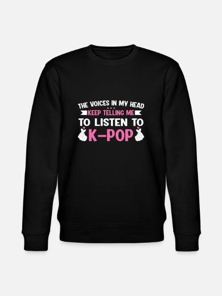 K-Pop K-Pop Gift - Stanley/Stella CHANGER Unisex Organic Sweatshirt - black
