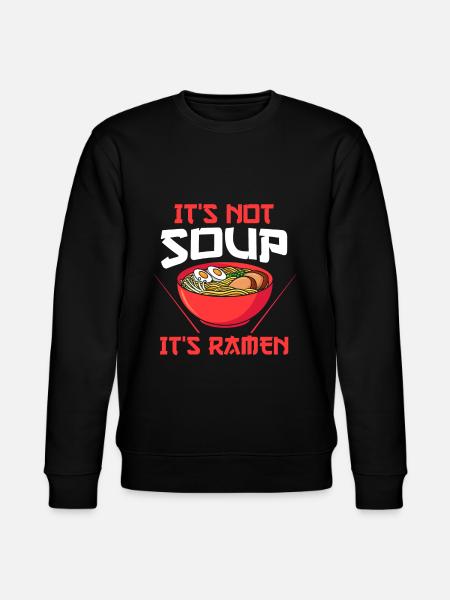 Ramen Ramen Merchandise Anime Gift - Stanley/Stella CHANGER Unisex Organic Sweatshirt - black