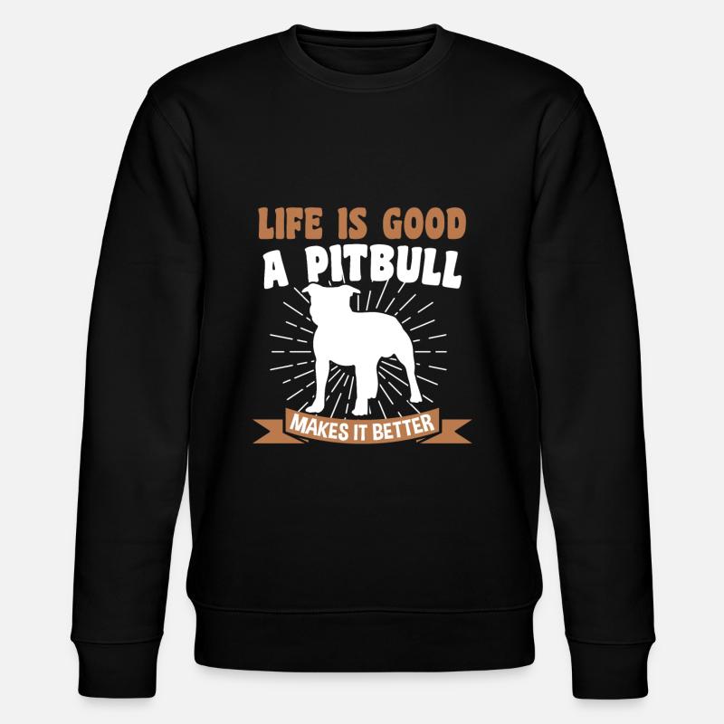 Pitbull Pitbull Cadeau - Sweat bio CHANGER Stanley/Stella Unisexe - noir