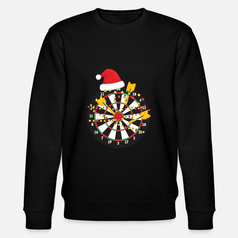 Fléchettes Cadeau de Noël - Sweat bio CHANGER Stanley/Stella Unisexe - noir
