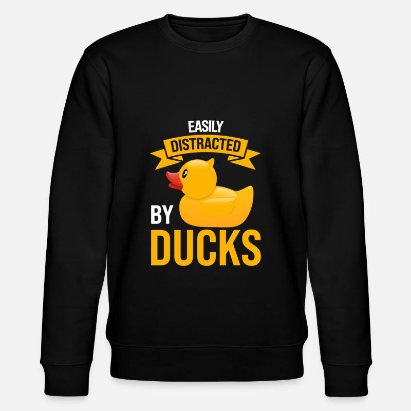 Duck Duck Farm Gift - Stanley/Stella CHANGER Unisex Organic Sweatshirt - black