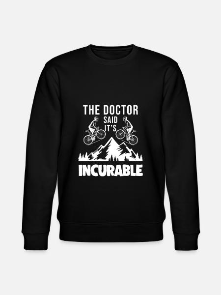 Bike Biker Ride Cycle Gift - Stanley/Stella CHANGER Unisex Organic Sweatshirt - black