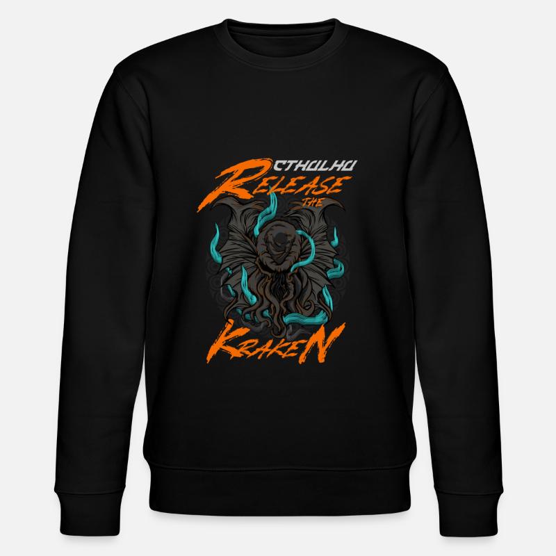 Cthulhu - Stanley/Stella CHANGER Unisex Organic Sweatshirt - black