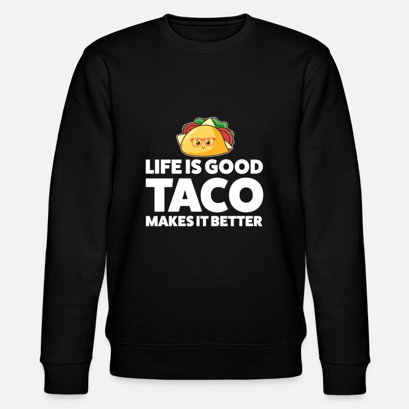 Tacos Taco Cadeau - Sweat bio CHANGER Stanley/Stella Unisexe - noir