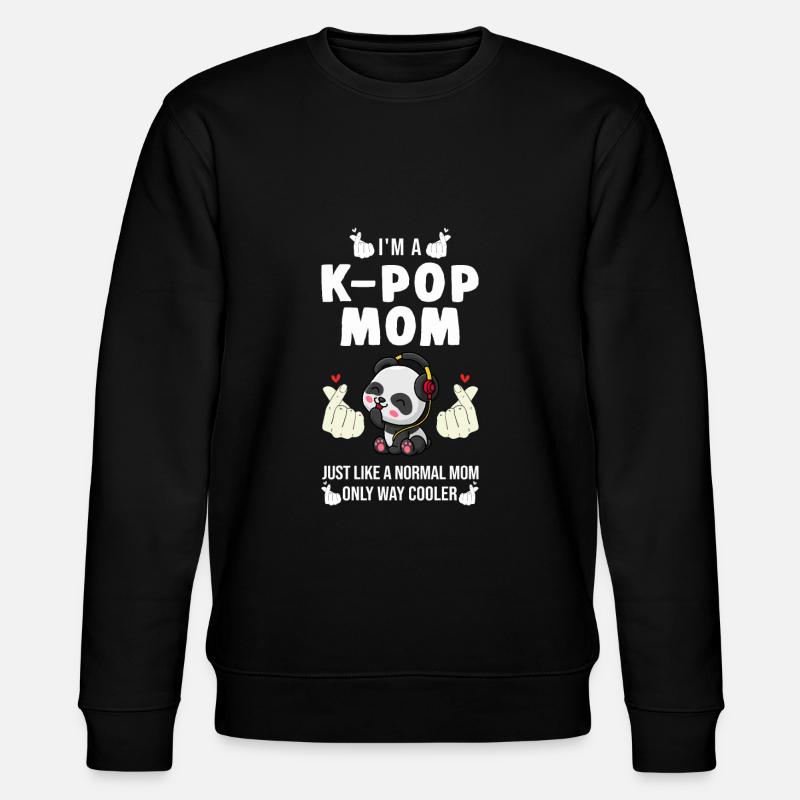 K-Pop-K-Pop-Merch K-Pop-Waren Geschenk - Stanley/Stella Unisex Bio-Sweatshirt CHANGER  - Schwarz