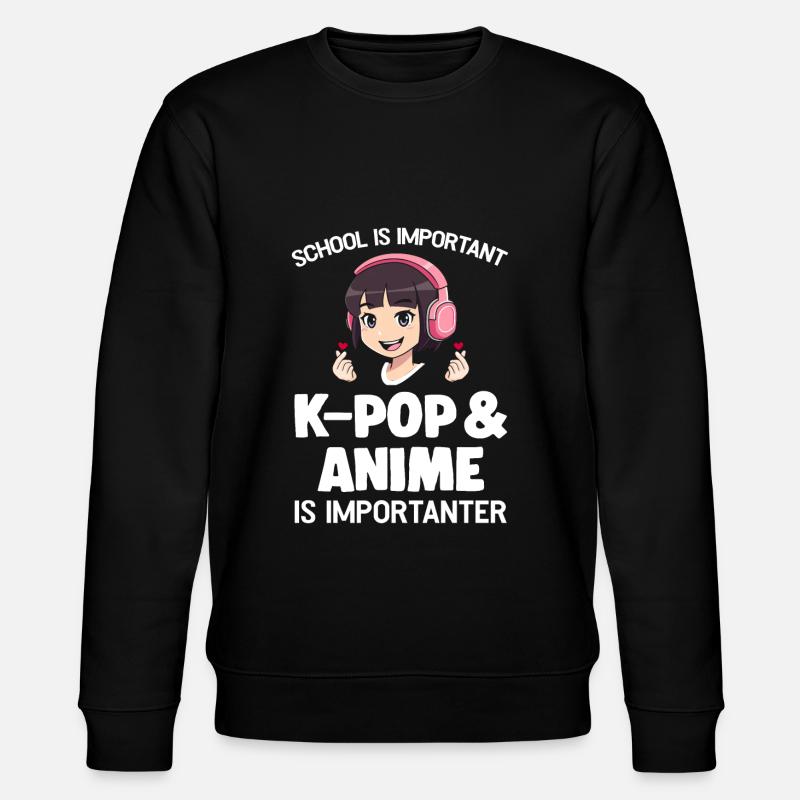 K-Pop-K-Pop-Merch K-Pop-Waren Geschenk - Stanley/Stella Unisex Bio-Sweatshirt CHANGER  - Schwarz