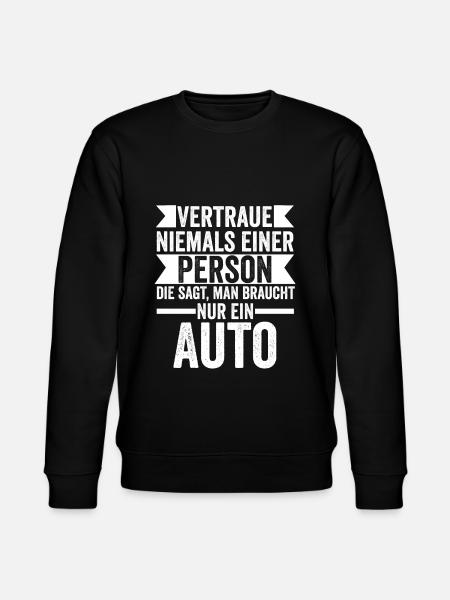Autos Autoschrauber Autofahrer Geschenk - Stanley/Stella Unisex Bio-Sweatshirt CHANGER - Schwarz