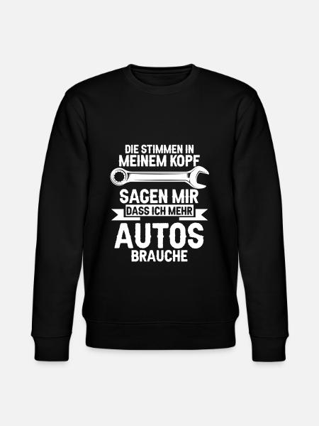 Autos Automechaniker Autoschrauber Geschenk - Stanley/Stella Unisex Bio-Sweatshirt CHANGER - Schwarz