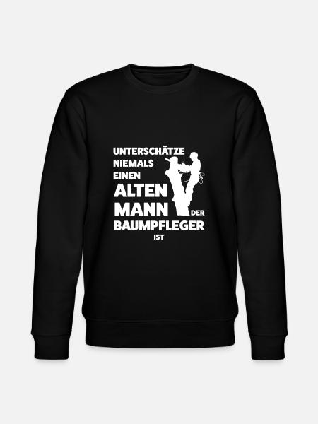 Baumpfleger Arborist Baumkletterer Geschenk - Stanley/Stella Unisex Bio-Sweatshirt CHANGER  - Schwarz