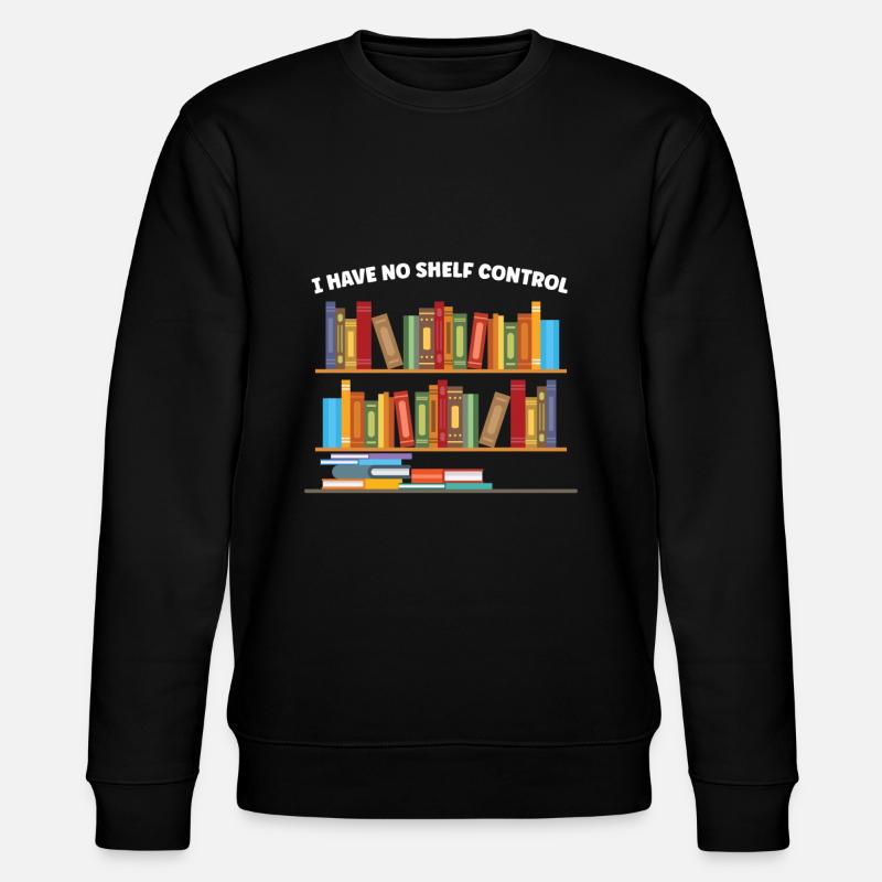 Bibliothek Bibliothekar Bibliotheken Geschenk - Stanley/Stella Unisex Bio-Sweatshirt CHANGER  - Schwarz