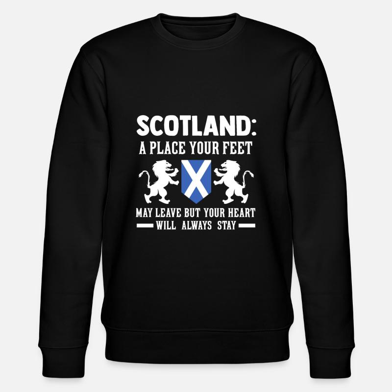 Schottland Schottland Geschenk - Stanley/Stella Unisex Bio-Sweatshirt CHANGER  - Schwarz