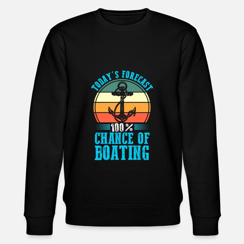 Captain Boat Captains Cadeau - Sweat bio CHANGER Stanley/Stella Unisexe - noir