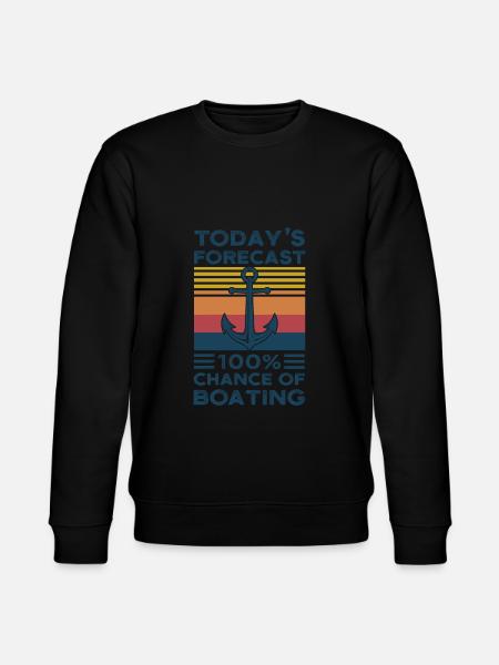 Captain Captains Boating Gift - Stanley/Stella CHANGER Unisex Organic Sweatshirt - black