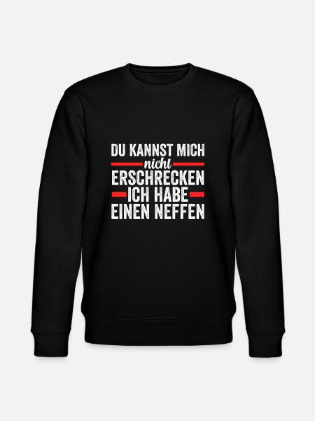 Onkel Neffe Onkels Geschenk - Stanley/Stella Unisex Bio-Sweatshirt CHANGER - Schwarz