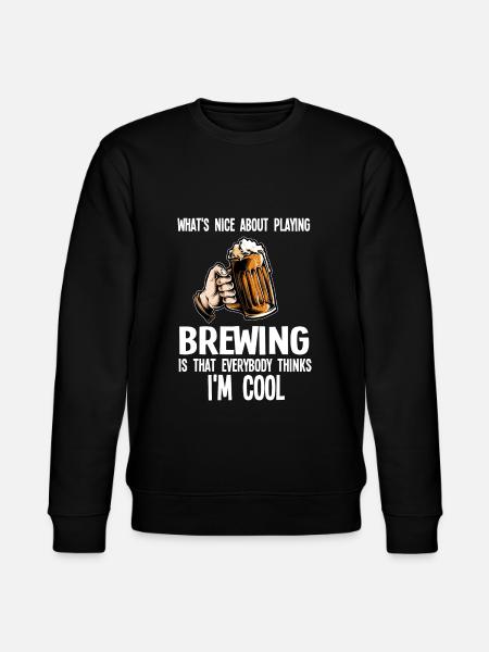 Brewery Beer Gift - Stanley/Stella CHANGER Unisex Organic Sweatshirt - black