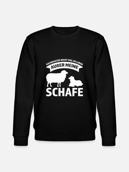 Schafe Schaf Schafzüchter Geschenk - Stanley/Stella Unisex Bio-Sweatshirt CHANGER - Schwarz