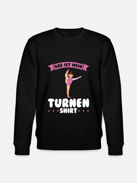 Turnen Mädchen Turnerinnen Geschenk - Stanley/Stella Unisex Bio-Sweatshirt CHANGER  - Schwarz