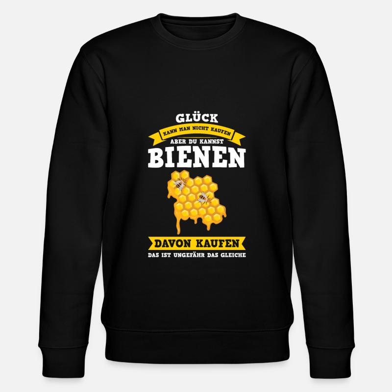 Imker Bienen Imkern Geschenk - Stanley/Stella Unisex Bio-Sweatshirt CHANGER - Schwarz
