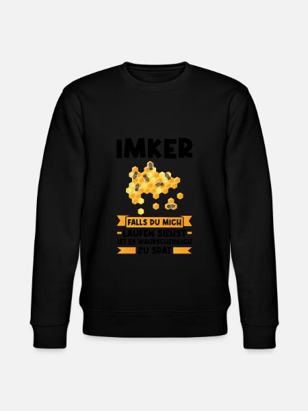 Imker Bienen Imkern Geschenk - Stanley/Stella Unisex Bio-Sweatshirt CHANGER  - Schwarz