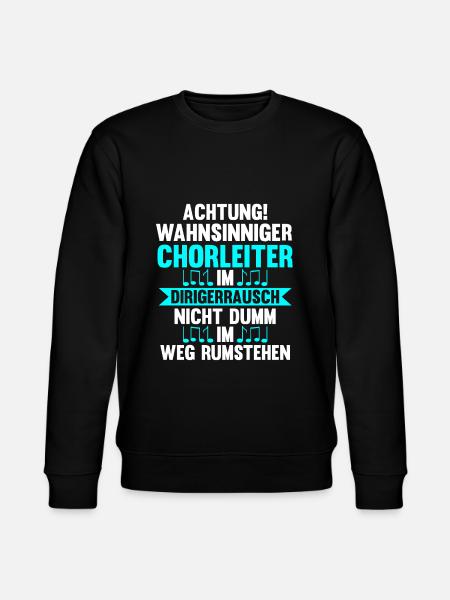Chorleiter Beruf Dirigent Geschenk - Stanley/Stella Unisex Bio-Sweatshirt CHANGER - Schwarz