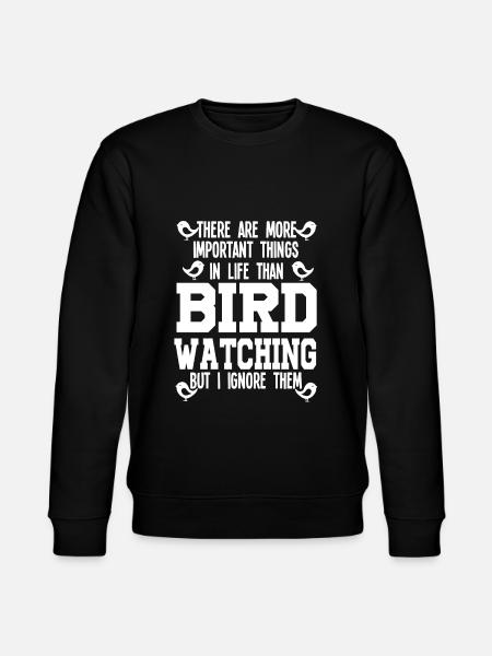 Vogelbeobachtung Vögel Vogelgeschenk - Stanley/Stella Unisex Bio-Sweatshirt CHANGER  - Schwarz