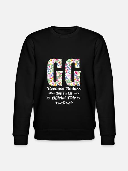 Großmutter GG Oma Geschenk - Stanley/Stella Unisex Bio-Sweatshirt CHANGER - Schwarz