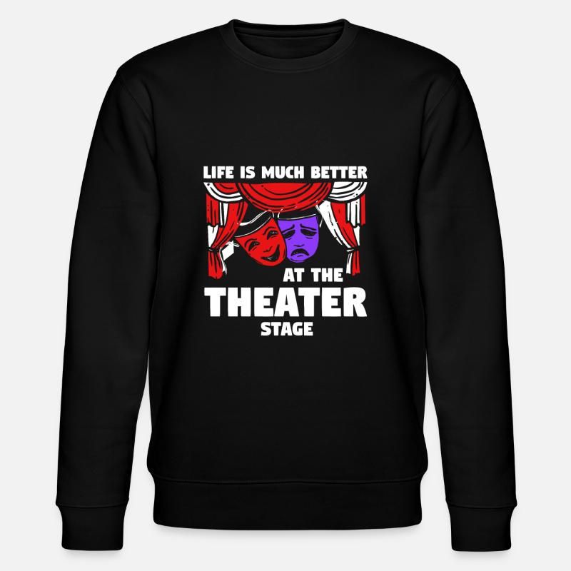 Theater Broadway-Musical Geschenk - Stanley/Stella Unisex Bio-Sweatshirt CHANGER  - Schwarz