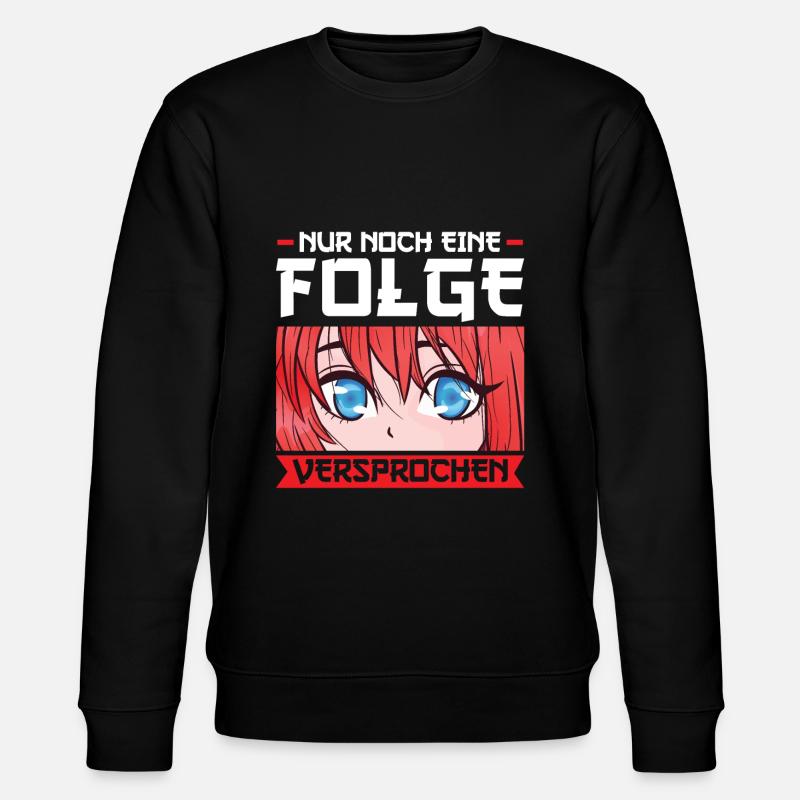 Anime Merch Japanisch Geschenk - Stanley/Stella Unisex Bio-Sweatshirt CHANGER  - Schwarz