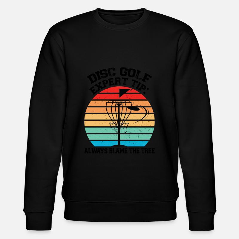 Discgolfer Discgolf Discgolfing Geschenk - Stanley/Stella Unisex Bio-Sweatshirt CHANGER  - Schwarz