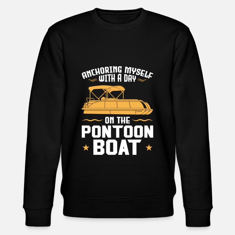 Ponton Pontonierboot Geschenk - Stanley/Stella Unisex Bio-Sweatshirt CHANGER  - Schwarz