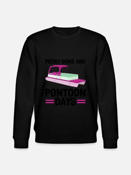 Ponton Pontonierboot Geschenk - Stanley/Stella Unisex Bio-Sweatshirt CHANGER - Schwarz