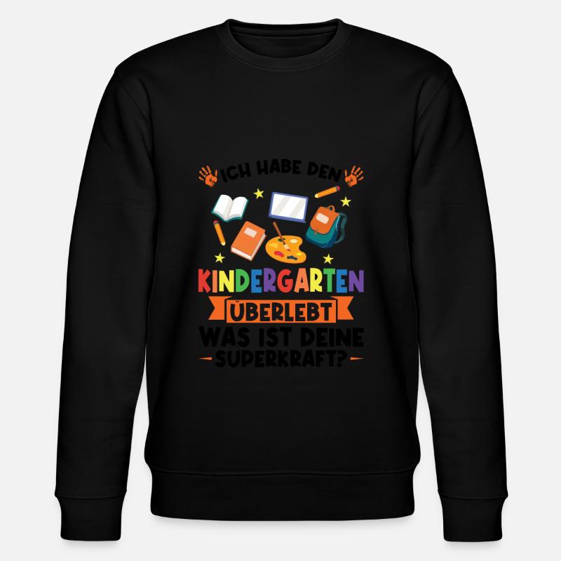 Kindergarten Abschluss Kindergarten Abschluss - Stanley/Stella Unisex Bio-Sweatshirt CHANGER  - Schwarz