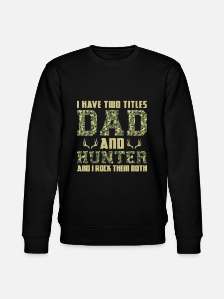 Jäger Jagd Jagd Geschenk - Stanley/Stella Unisex Bio-Sweatshirt CHANGER - Schwarz