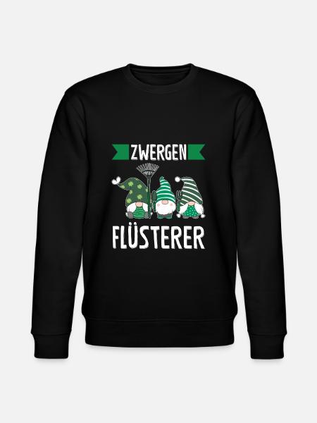 Garten-arbeit Gnome Gärtnern Geschenk - Stanley/Stella Unisex Bio-Sweatshirt CHANGER  - Schwarz