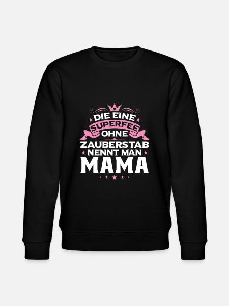 Mutter Mama Tochter Geschenk - Stanley/Stella Unisex Bio-Sweatshirt CHANGER - Schwarz