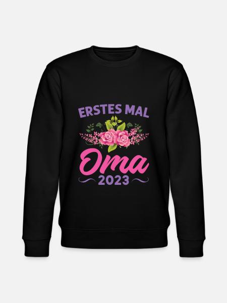 Grossmutter Oma Omas Geschenk - Stanley/Stella Unisex Bio-Sweatshirt CHANGER  - Schwarz
