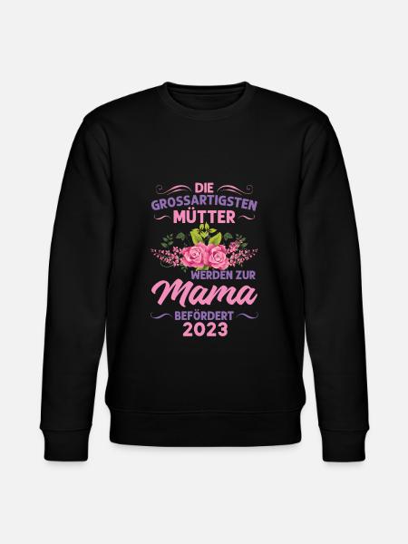 Mutter Mama Tochter Geschenk - Stanley/Stella Unisex Bio-Sweatshirt CHANGER  - Schwarz