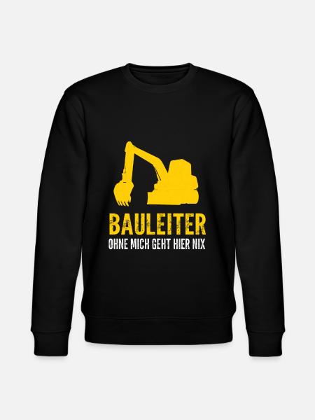 Baggerfahrer Bagger Fahrer Geschenk - Stanley/Stella Unisex Bio-Sweatshirt CHANGER  - Schwarz