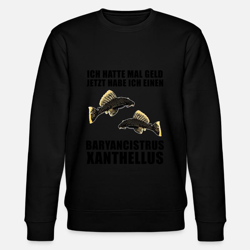Fish Baryancistrus Xanthellus Fisher Geschenk - Stanley/Stella Unisex Bio-Sweatshirt CHANGER  - Schwarz