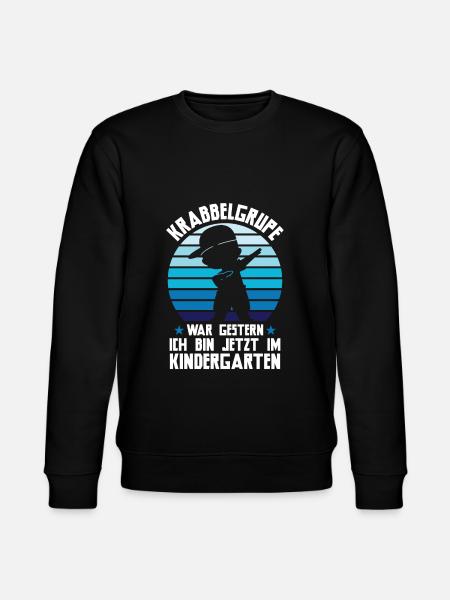 Kindergarten Dabbing Kindergartenanfänger Geschenk - Stanley/Stella Unisex Bio-Sweatshirt CHANGER  - Schwarz