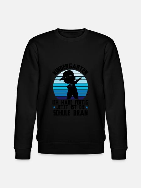 Schulkind Dabbing Schulbeginn Geschenk - Stanley/Stella Unisex Bio-Sweatshirt CHANGER  - Schwarz