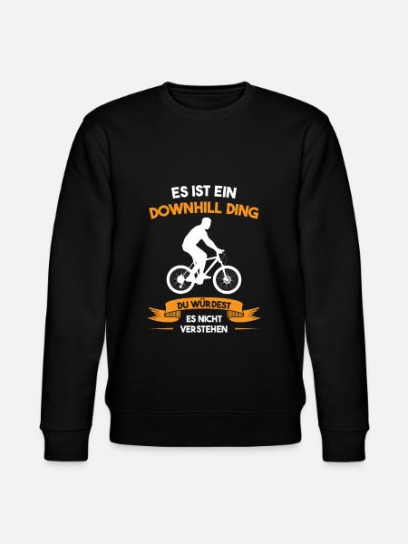 Fahrrad Biker Fahrräder Geschenk - Stanley/Stella Unisex Bio-Sweatshirt CHANGER  - Schwarz
