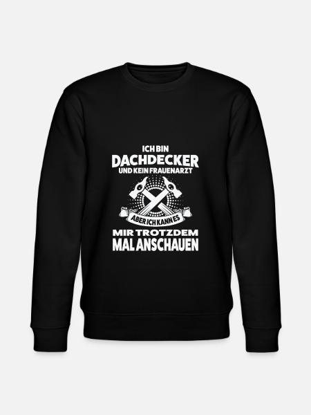 Dachdecker Beruf Dachdecken Geschenk - Stanley/Stella Unisex Bio-Sweatshirt CHANGER  - Schwarz